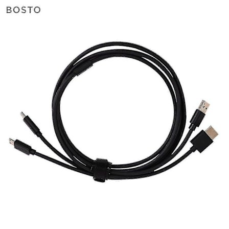 BOSTO 2-i-1-kabel Kompatibel med BOSTO 13HD/16HD/16HDK/16HDT/BT-16HD/BT-16HDK/BT-16HDT för grafik och ritning