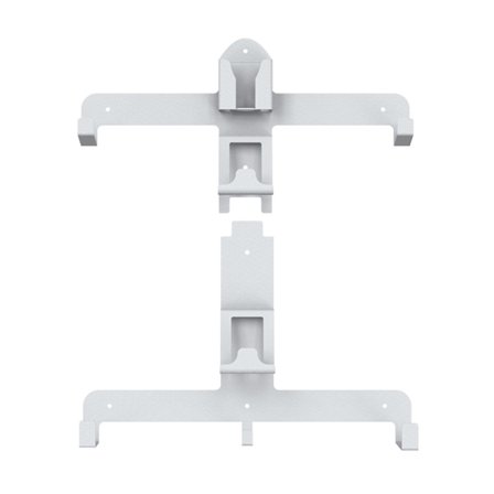 Lager Stående Hylde Stativ PP Gulvinstallation Rack Opbevaringshylder til Badeværelse Køkken