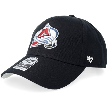 47 Brand - Negro adjustable Gorra - Colorado Avalanche Mvp Black/White Adjustable @ Hatstore