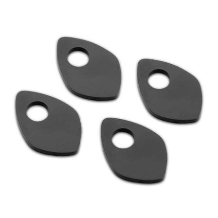 Blinklysadaptersett Rizoma Svart - Ducati Monster 1200 S 2017-2021