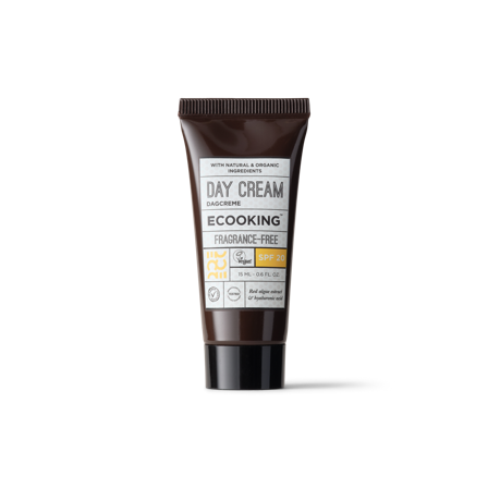 Ecooking Dagcreme Parfumefri SPF 20 - 15 ml, Med Solbeskyttelse Mod For Tidlig Ældning og Pigmentpletter