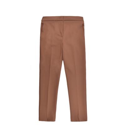 Max Mara, Chinos Bruin, Dames, Maat:XL,Polyamide