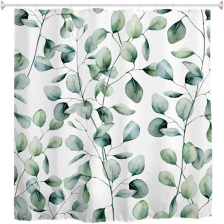 Duschdraperi Eukalyptusblad 180x180 cm GOODBATH_max