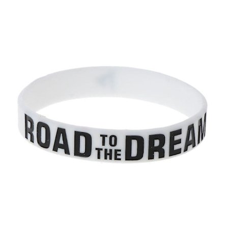 Unisex Motivational Armband Road To The Dream Armband Silikongummiband