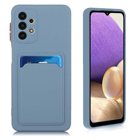 Card Holder Cover til Samsung Galaxy A32 - Blå