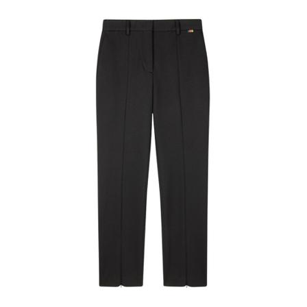 Paul Smith, Straight Trousers Zwart, Dames, Maat:S