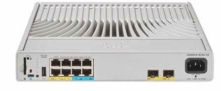 Cisco Catalyst 9200CX - Network Essentials - switch - kompakt - 8 porter - Styrt - rackmonterbar