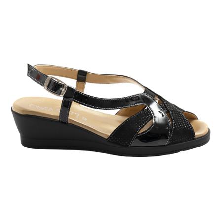 Cinzia Soft sandaler Sort, Dame, Størrelse: 37 EU