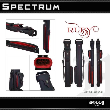 Cue Case Holly Spectrum [ 3X5 Ruby ]