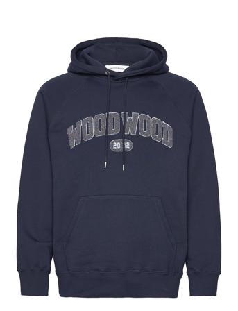 Fred Ivy Hoodie Designers Sweat-shirts & Hoodies Hoodies Navy Wood Wood