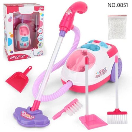 Mini-imurilelu lapsille lampulla ja äänellä leikkimistä varten, kotitaloustyökalu tytöille syntymäpäivä- ja joululahjoiksi Pinkki A1