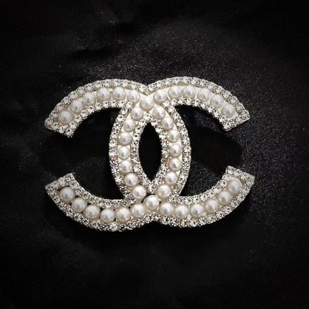 (FÅ DEN) CC Brosje Dame Skjorte Blazer Dekorativ Brosje Perle Dekorativ Knapp Brosje_Newway Stil B