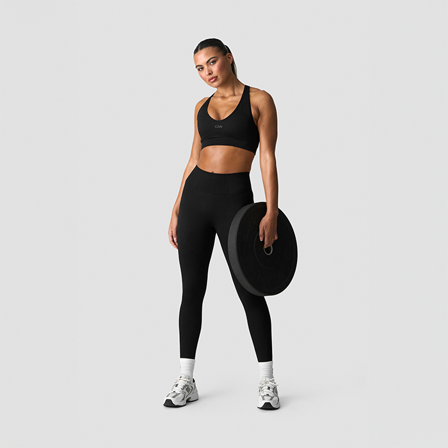 ICANIWILL Scrunch træningstights Sort - Bodyman.dk