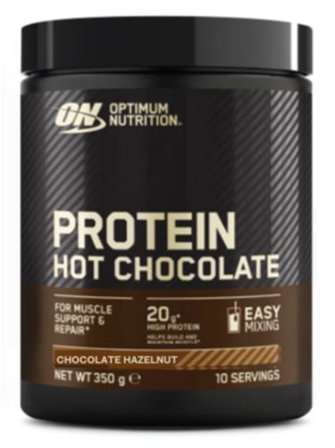 Optimum Nutrition Protein Hot Chocolate Hazelnut 350 g, Sport & Velvære, Protein & Energi, Proteinpulver