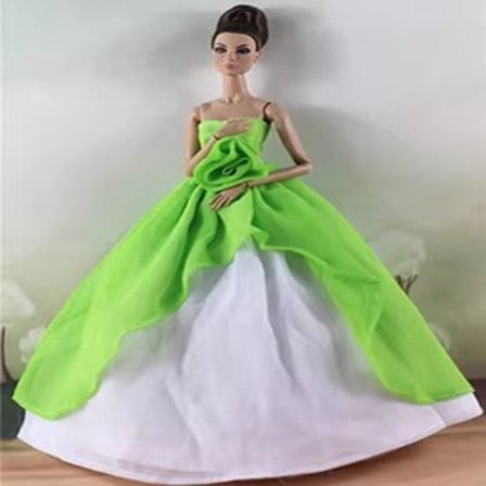 Docka Bröllopsklänning Docka Kjol 3 3