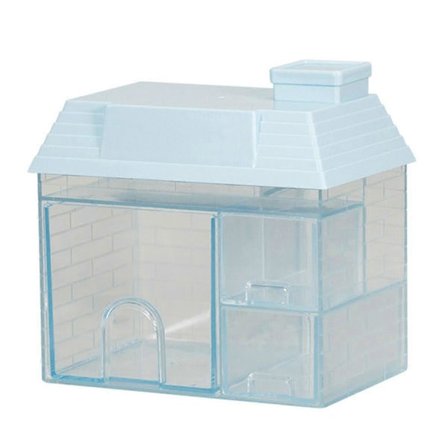 Multifunktionelle opbevaringskurve til soveværelse, stue, badeværelse, tegneserie plastik opbevarings penholder blå