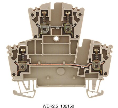 Weidmüller WDK 2,5 Toetasjerssplint 69,5 mm lang, Elfordeling & strømforsyning