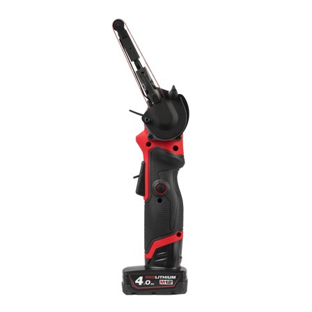 Milwaukee M12 FBFL10-402B Båndsliper med batteri og lader, Maskiner