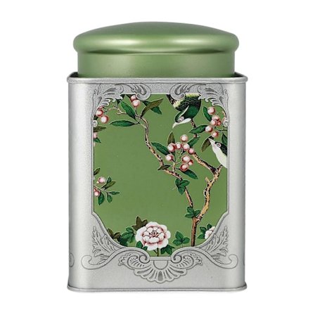 Plåtburk för löst te Hushåll Fyrkantig Förseglad Te Godis Kaffe Plåtlåda