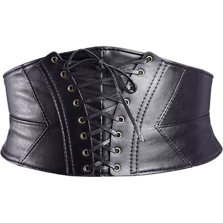 Cinch Midje-Korsett Bälte med Tryckknapp, Svart