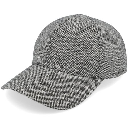 Wigéns - Schwarz fitted Cap - Baseball Classic Cap Grey Melange Fitted @ Hatstore