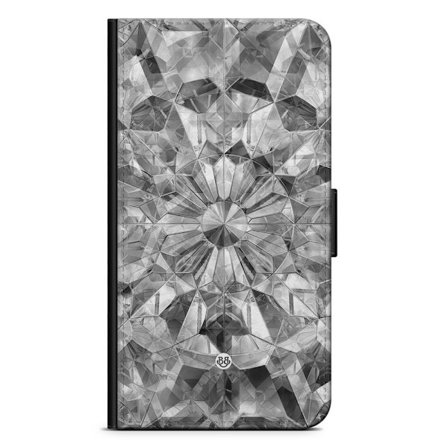 Bjornberry iPhone 14 Plus Fodral - Grå Kristaller