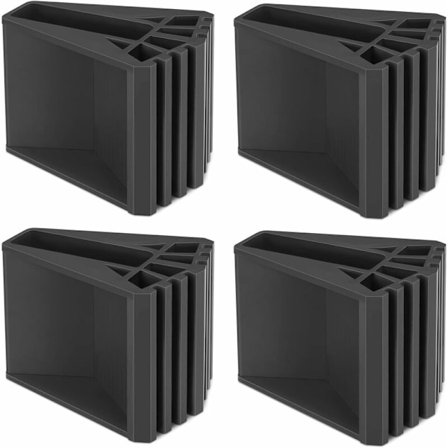 4 stk stigefotdeksler stigeføtter PVC stige sklisikker gummi