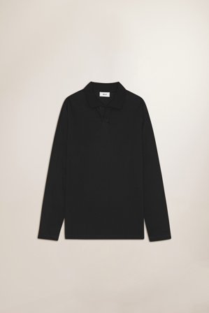 NN07 Paul Polo male Black Organic Cotton