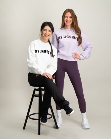 Aim'n Young Varsity Sweatshirt Violetti Villapuserot Tytöt - Kids Brand Store