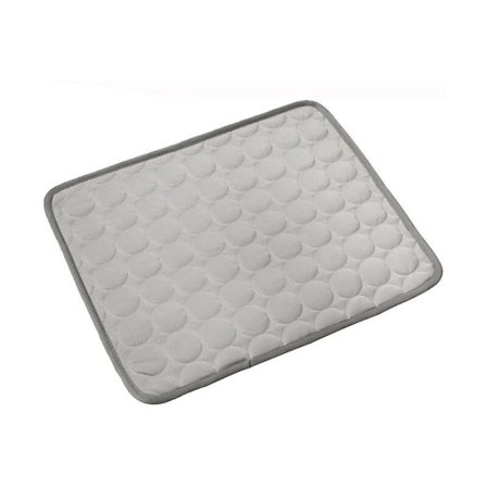 Kølemåtte til kæledyr, kølemåtte til hunde, kølemåtte til hunde og katte, grå, S (50x40 cm)