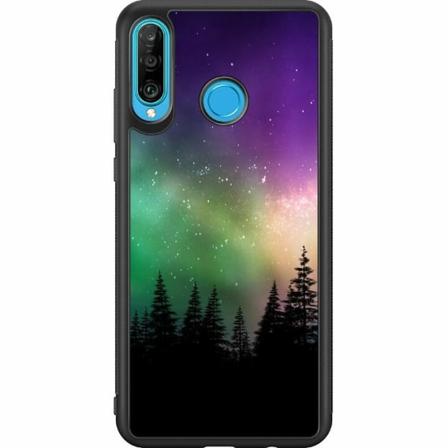 Huawei P30 Lite Svart Skal Northern Lights