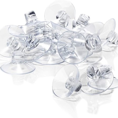 150x sugekopper med kabelspor for lyslenker og vindusdekorasjon -