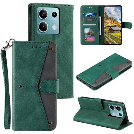 Motorola Edge 60 Fodral i Fusion Nail Skin med Stitching Kalvskinnstextur