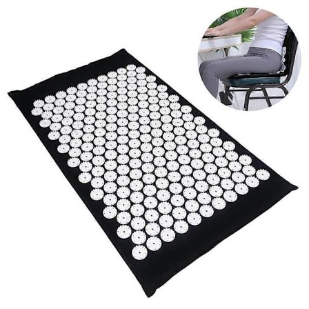 Massage Matta | Akupunktur Massage Kudde - Svart