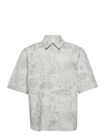 Kimbo Print Shirt 22-02 Lyhythihainen Paita Harmaa HOLZWEILER