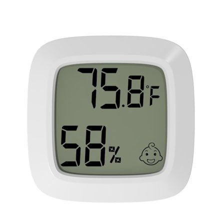 2-pack Mini inomhus digital hygrometer termometer, LCD-skärm