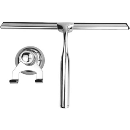 Bruseskraber i rustfrit stål, vinduesskraber, glasvisker, rengøringssæt, vinduesafskraber, rengøringsmiddel til brusebad, bil, spejl, K