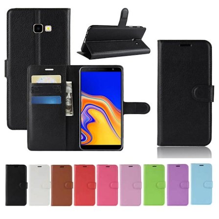 Plånboksfodral Samsung Galaxy J4 Plus - Olika färger