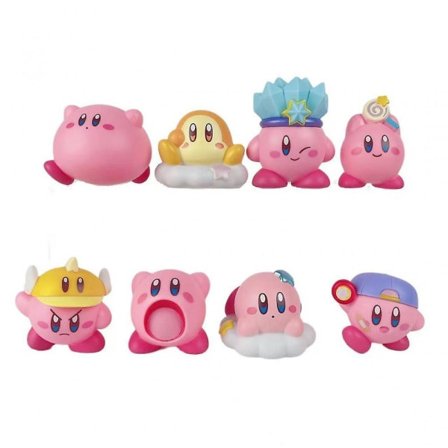 Kirby figurer, blindbox Kirby samlerobjekter, tegneserie spilgave, sjov bildekoration - søde og finurlige tilbehør