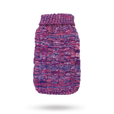Urban Pup - Pink Chunky Knitted Sweater - Hundegenser, hundvester & T-skjorter til hunder