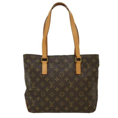 Louis Vuitton Vintage Pre-owned Cabas Piano Monogram Tote Taske Brun, Dame Vintage Tasker, Størrelse: ONE Size