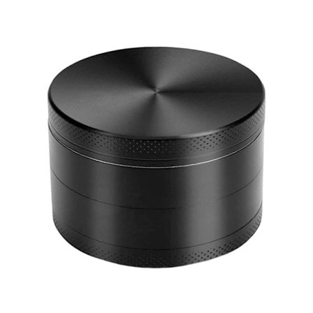 Kvarn Metall Urte Kvern 1.6/2.5 tommer Krydderkvern Bærbar Kryddermikser for Maling av Tørkede Chili [db] Svart 63mm