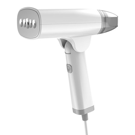 Håndholdt tøjdamper, sammenklappelig, 1300W til hjem og rejse (hvid)