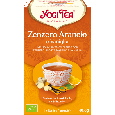 Yogi Tea Zenzero Arancia Vaniglia Infuso 17 Bustine