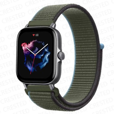 20 mm 22 mm watch för Amazfit Gts/2/2e/4/3/mini Gtr 4/2/3/ pro 47 mm Stratos 3 nylon Pulseira Correa Amazfit bipsband