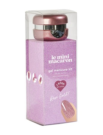 Le Mini Macaron Gel Manicure Kit Rose Gold - Pink - ONE SIZE