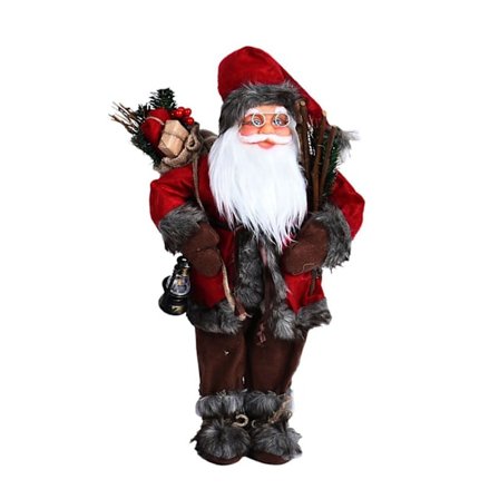 Julemandsactionfigurdukke med pind