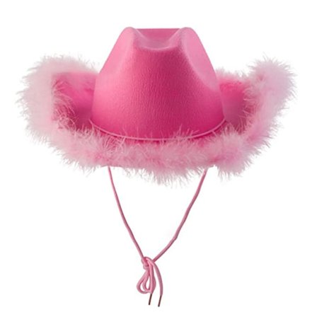 Feather Cowboy Hat Cowgirl Hat