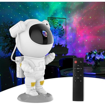 Nattlampa Projektor För Barn, Söt Astronaut Nattlampa, Led Stjärnprojektor, Galaxy Belysning Takstjärnor, Med Timer Nattlampor För Sovrum, Nu