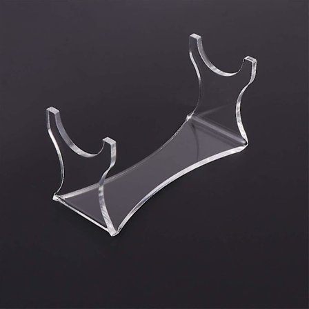 2 kappaletta akryylinen miekan esittelyteline, läpinäkyvä miekan järjestelyteline samurai-miekalle - erinomainen